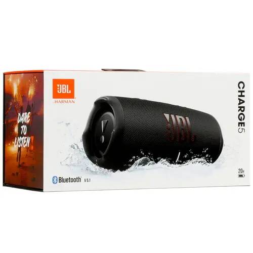 Колонка портативная JBL Charge 5 Black (Черный) Global Version