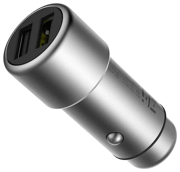 Автомобильное зарядное устройство ZMI (AP821) Silver (Серебристый)