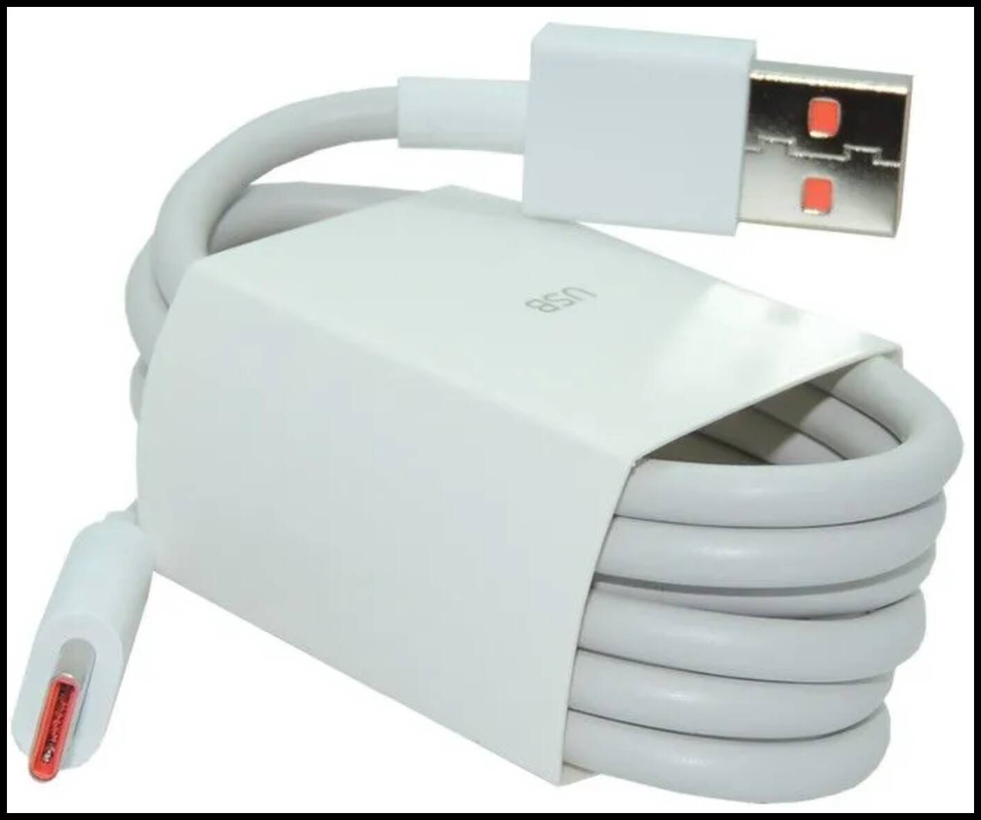 Кабель Xiaomi 6A USB Type- C Fast Charging Data Cable (6934177732881) White (Белый)