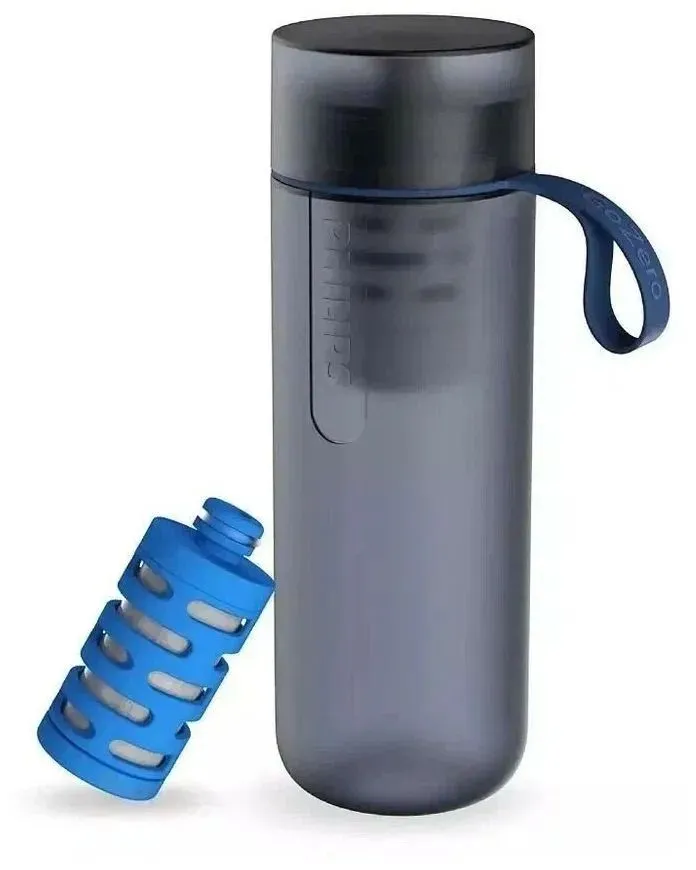 Бутылка-фильтр для фитнеса Philips GoZero 590 мл (AWP2712BLR/31)