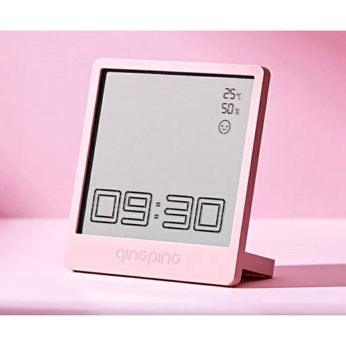 Часы-метеостанция Qingping Bluetooth Alarm Clock (CGC1) Pink (Розовый)
