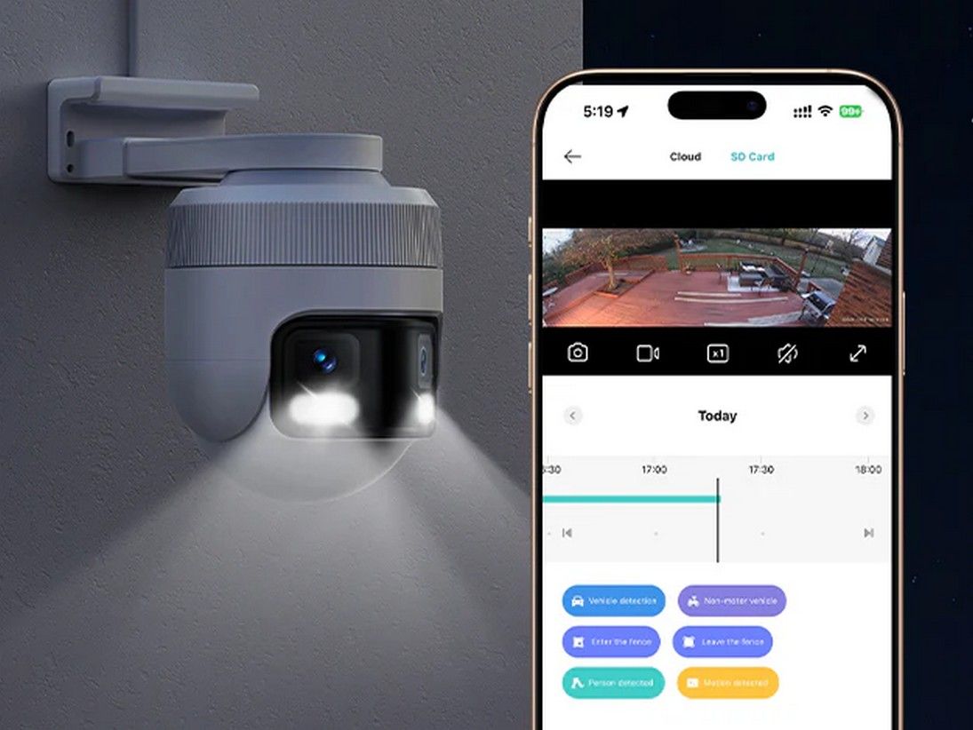 IP камера IMILAB Outdoor 3.5K WiFi Plug-in Spotlight Camera EC6 Panorama (CMSXJ115A) White (Белый)