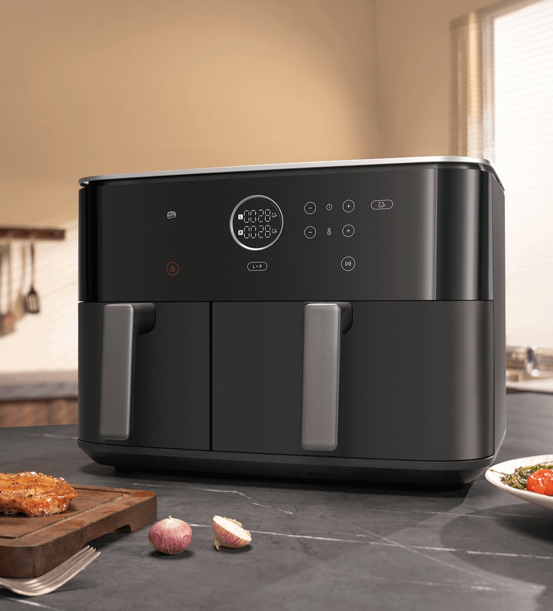 Аэрогриль Xiaomi Dual Zone 10L MAF-D1001 Black (Черный) Global Version Аэрогриль Xiaomi Dual Zone 10L MAF-D1001 Black (Черный) Global Version
