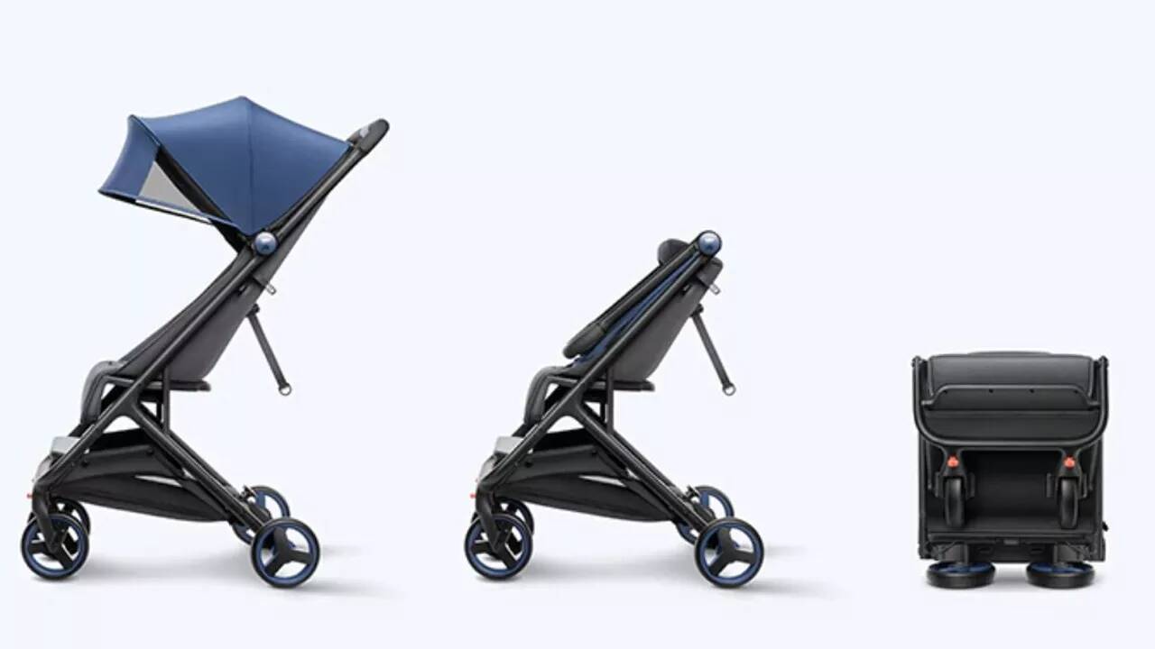 Коляска-трансформер Xiaomi Bunny Folding Stroller Blue (Синий) Коляска-трансформер Xiaomi Bunny Folding Stroller Blue (Синий)
