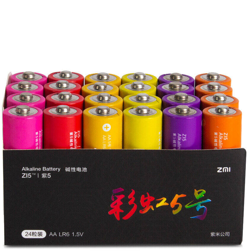 Батарейки ZMI Rainbow ZI5 тип AA 24 шт. (цветные)
