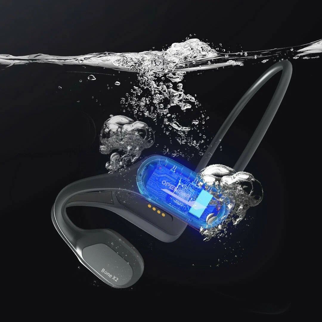 Беспроводные наушники Xiaomi CooWoo Swimming Earphones Openear Bone X2 8Gb Black (Черный)