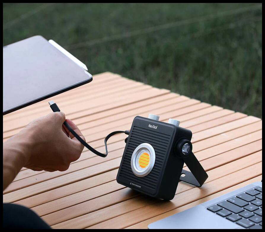 Фонарь для кемпинга с радио Xiaomi Nextool Outdoor Camping Light Portable (NE20093) Black (Черный)