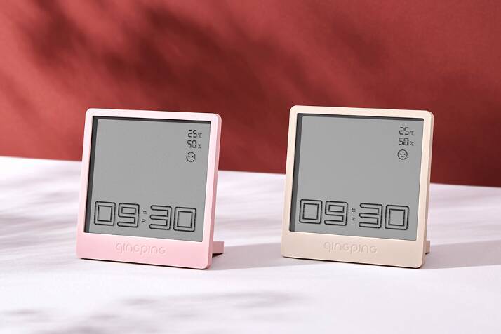 Часы-метеостанция Qingping Bluetooth Alarm Clock (CGC1) Pink (Розовый)