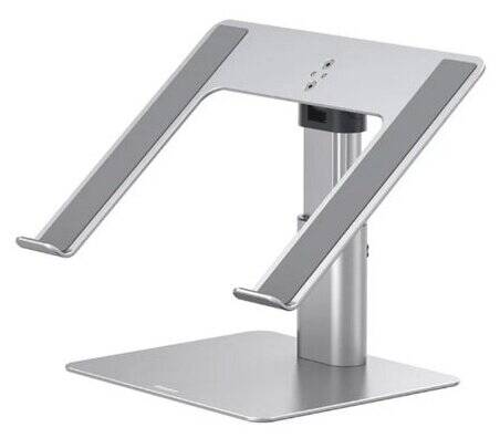 Подставка для ноутбука Baseus Metal Adjustable Laptop Stand (LUJS000012) Silver (Серебристый)