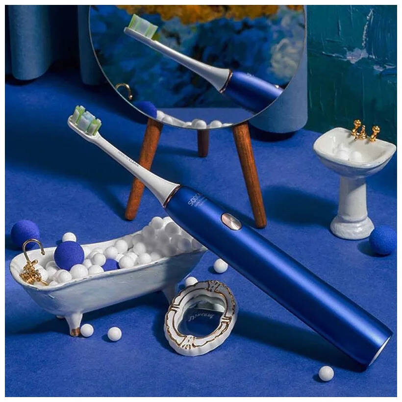 Электрическая зубная щетка Soocas X3U Van Gogh Museum Design Blue (Синий металлик) Электрическая зубная щетка Soocas X3U Van Gogh Museum Design Blue (Синий металлик)