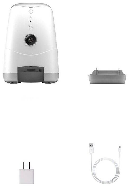 Автокормушка для животных Petoneer Nutri Vision Feeder с Wi-Fi и камерой 3.7 л (FDW020) White (Белый) Global Version