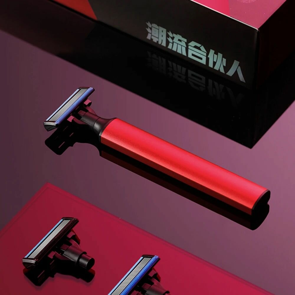 Набор для бритья Huanxing Lemon Razor H506-6 Red (Красный )