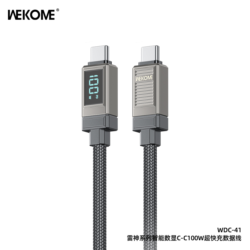 Кабель для мобильных устройств WEKOME 100W WDC-41 Black (Черный)