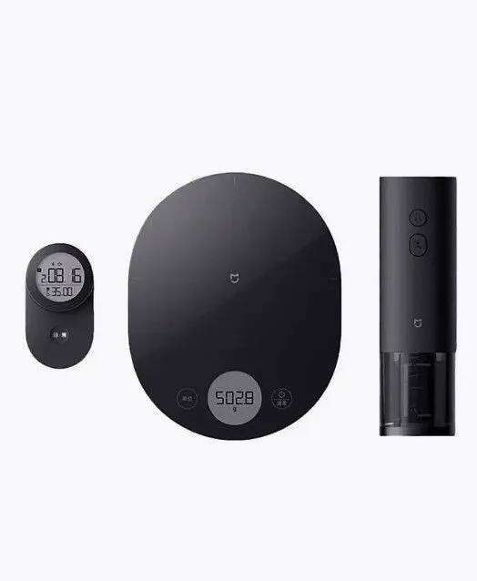 Набор кухонных аксессуаров Xiaomi Mijia Kitchen Tool Set KGJ001T (весы, штопор, таймер) Black (Черный) Набор кухонных аксессуаров Xiaomi Mijia Kitchen Tool Set KGJ001T (весы, штопор, таймер) Black (Черный)