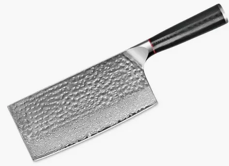 Кухонный нож из дамасской стали Spetime Damascus Chef Slicing Knife Black (W01-GS)