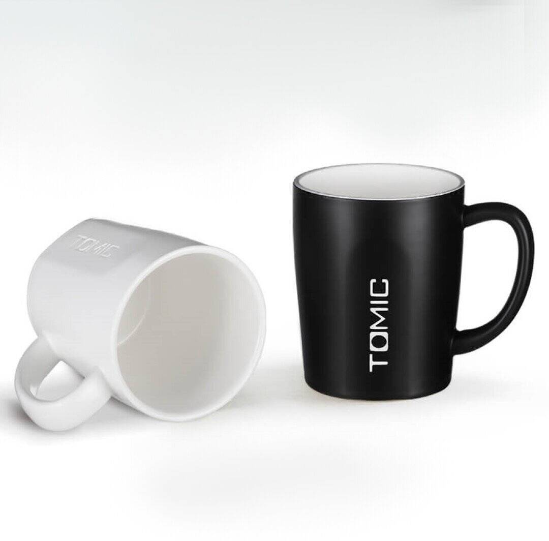 Керамическая кружка с бамбуковой крышкой Xiaomi TomicCeramic Cup With Bamboo Cover (TC1316U) Black (Черный)