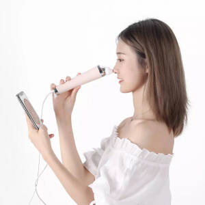 Аппарат для чистки лица Xiaomi GOODtime Pick Up Visual Blackhead Remover Pink (Розовый)