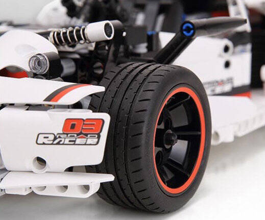 Конструктор электромеханический Xiaomi MITU Smart Building Blocks Road Racing (GLSC01IQI) White (Белый)