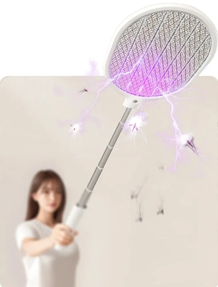 Электрическая мухобойка Qualitell Telescopic Electric Mosquito Swatter (ZSS220907) Электрическая мухобойка Qualitell Telescopic Electric Mosquito Swatter (ZSS220907)