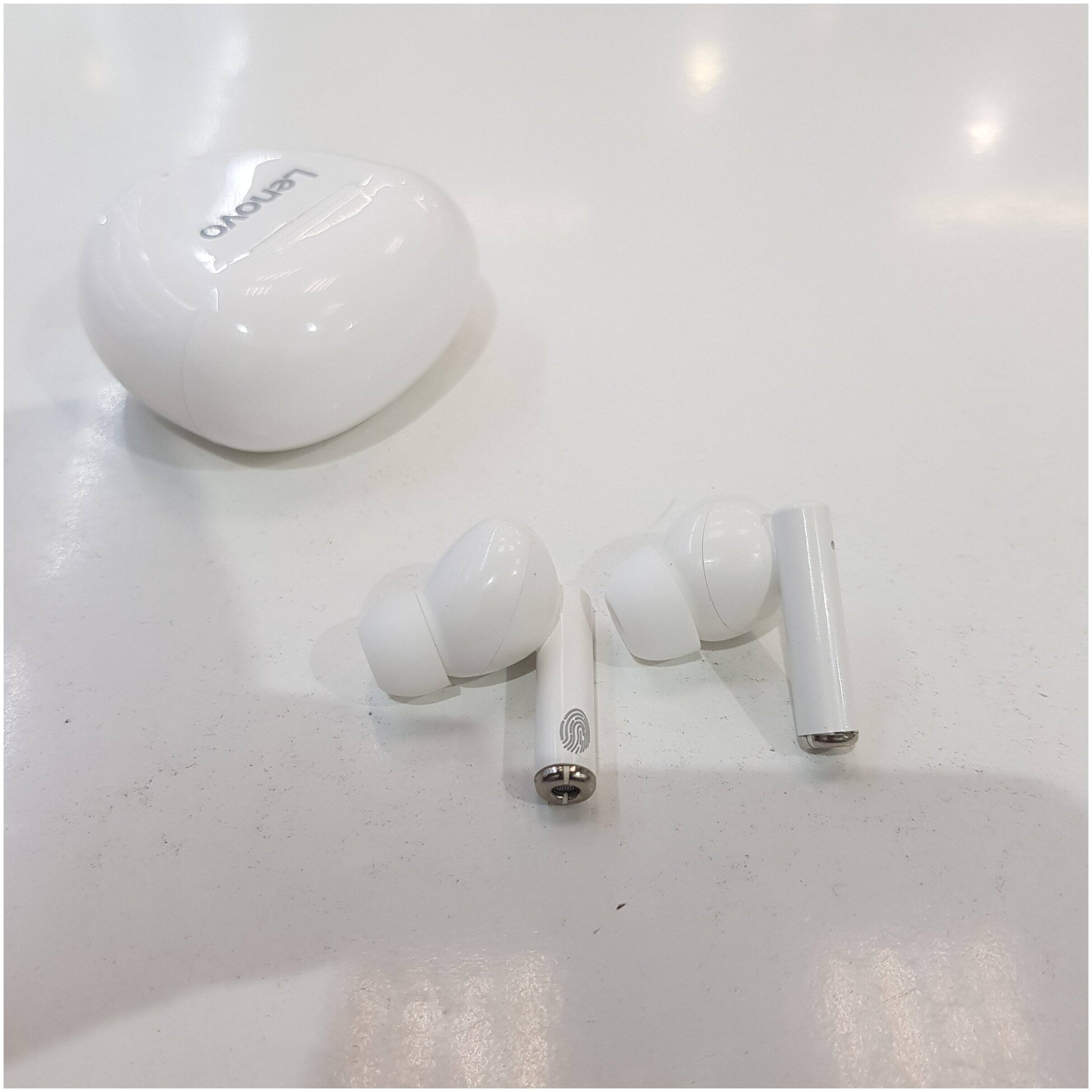 Беспроводные наушники Lenovo HT06 True Wireless Earbuds White (Белый) Global Version