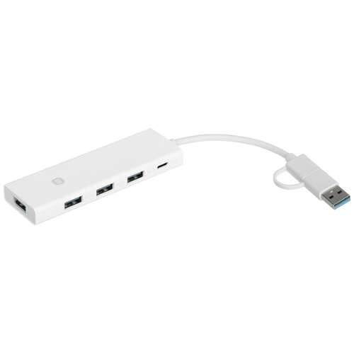 Адаптер USB-хаб Xiaomi Multifunctional HUB 4-in-1 Dual Head Splitter (XMSTFXQ01YM) White (Белый) CN