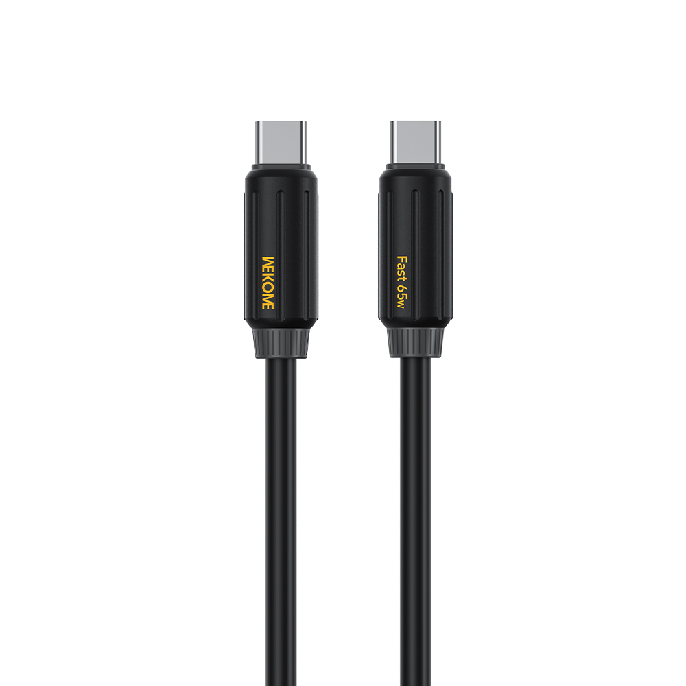 Кабель WEKOME силиконовый (Type-c - Type-c) PD65W WEKOME WDC-28 Black (Черный) Кабель WEKOME силиконовый (Type-c - Type-c) PD65W WEKOME WDC-28 Black (Черный)