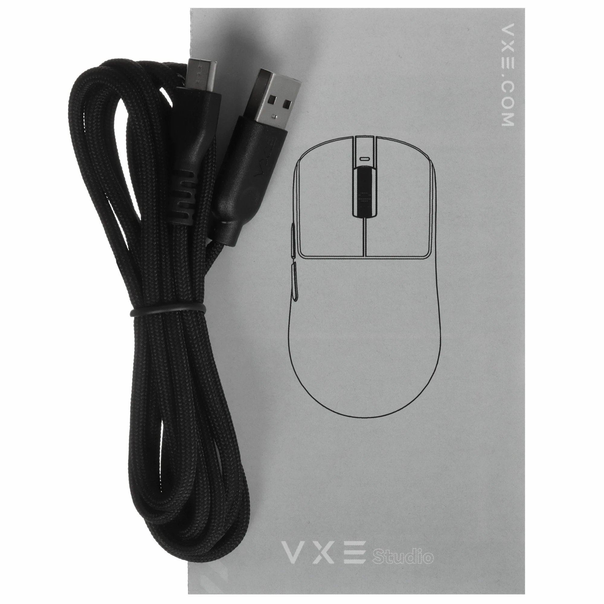 Компьютерная мышь VXE Dragonfly R1 SE+ Series Wireless Mouse Black (Черный)