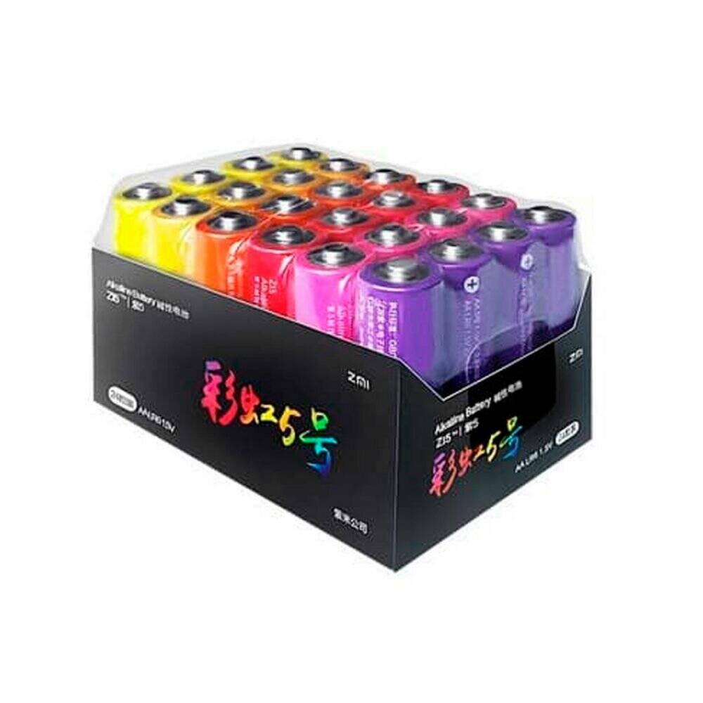 Батарейки ZMI Rainbow ZI5 тип AA 24 шт. (цветные)