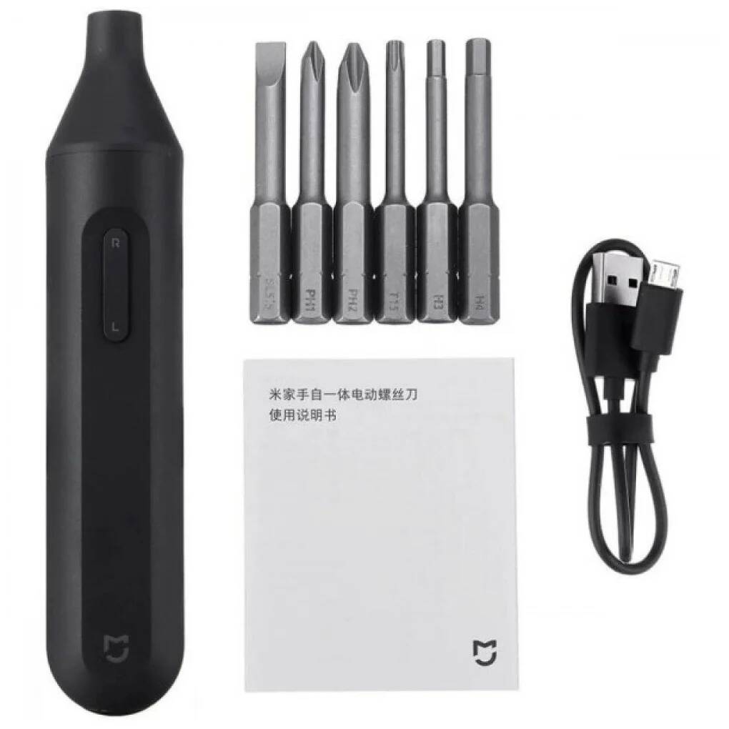 Аккумуляторная отвертка Xiaomi Mijia Electric Screwdriver (MJDDLSD002QW) Black (Черный) CN