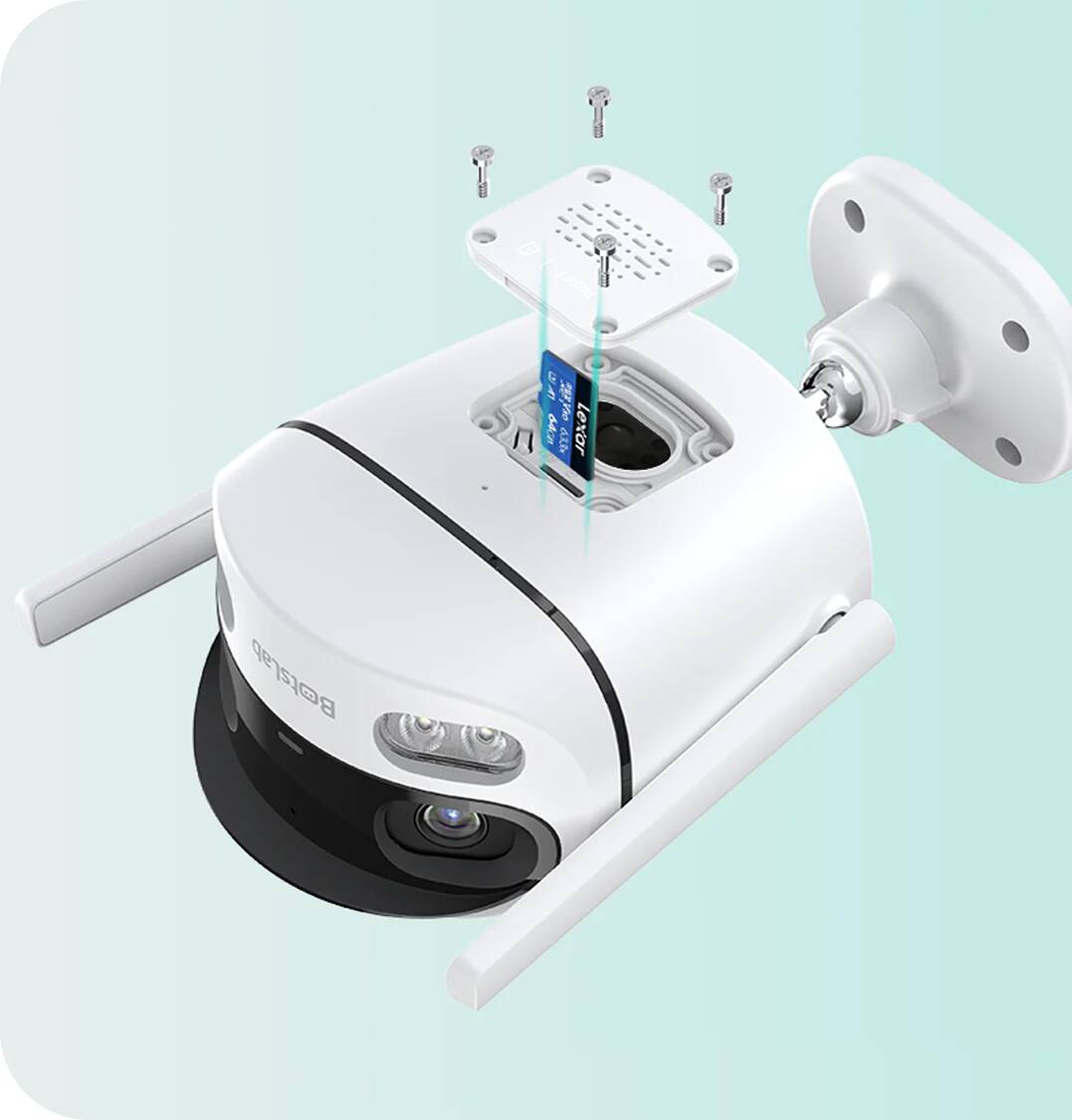 IP камера Botslab Outdoor Cam Dual (W302) White (Белый) EU