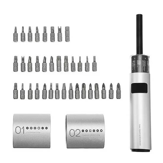 Аккумуляторная отвертка Wowstick SD 36-in-1 Screwdriver Set Silver (Серебристый) Аккумуляторная отвертка Wowstick SD 36-in-1 Screwdriver Set Silver (Серебристый)
