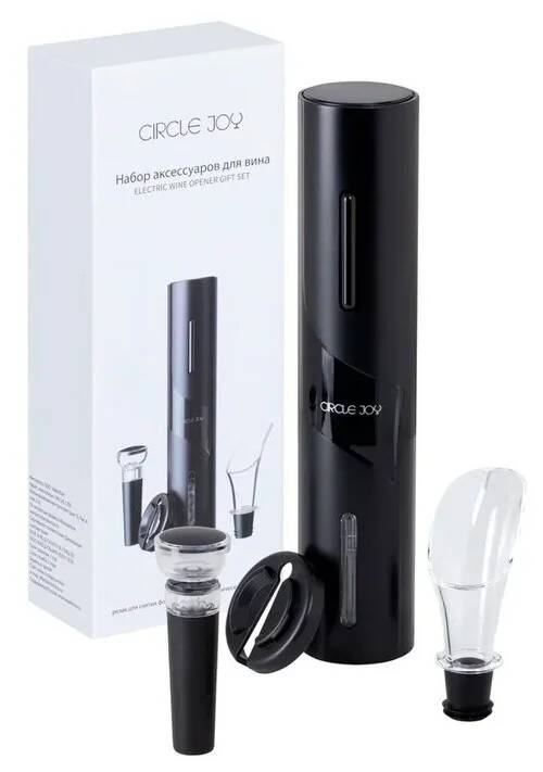 Винный набор 4 в 1 Circle Joy Black Samurai CJ-TZ07 Black (Черный)