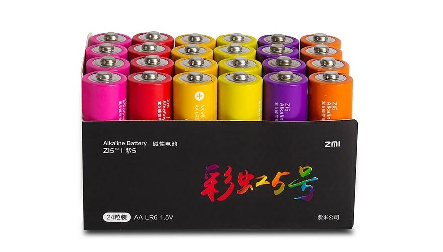 Батарейки Xiaomi Rainbow 5 AA (24 шт)