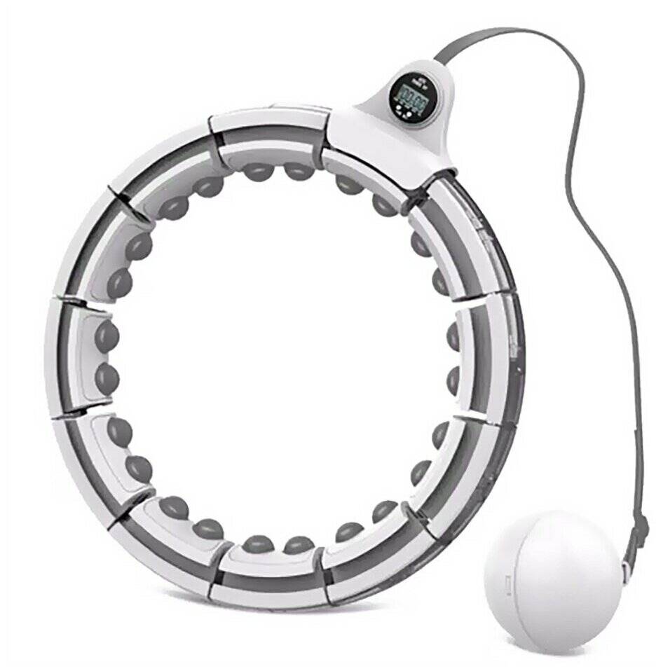 Массажный обруч ХулаХуп Yesoul HL20 59-90cm White (Белый) CN