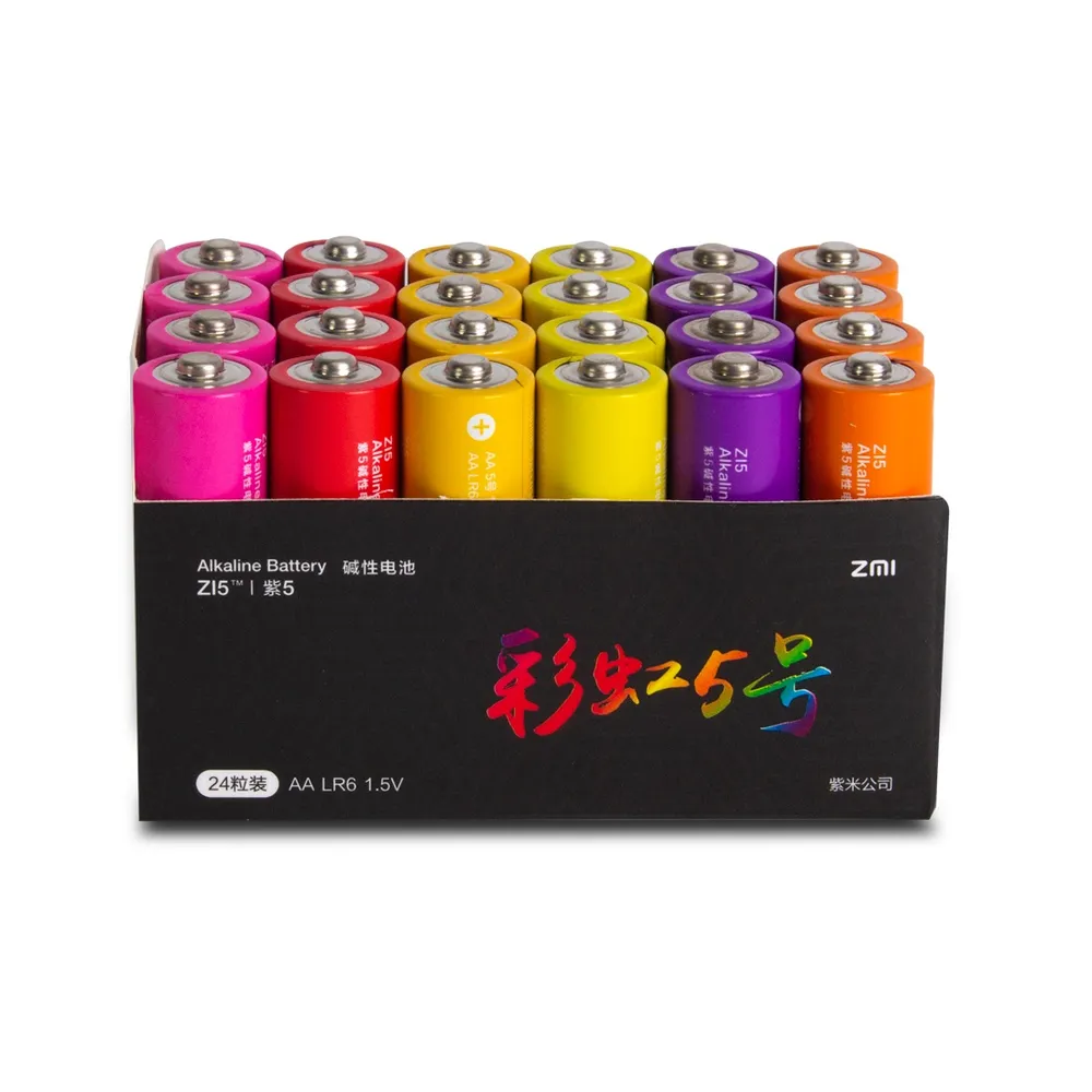 Батарейки ZMI Alkaline AA524, AA 24 шт Батарейки ZMI Alkaline AA524, AA 24 шт