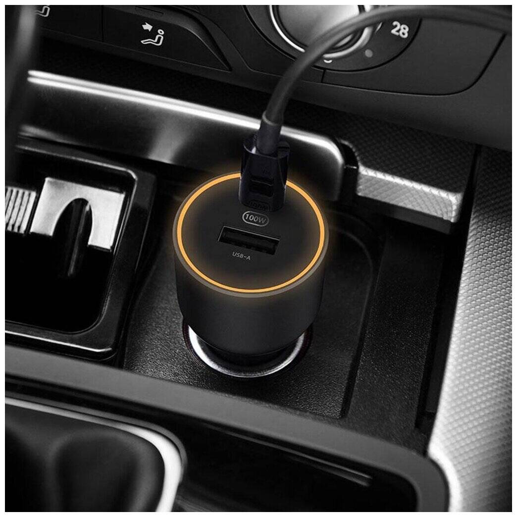 Автомобильное зарядное устройство Xiaomi Car Charger А1С 100W + кабель USB-C-Type-C (CC07ZM) Black (Черный) Автомобильное зарядное устройство Xiaomi Car Charger А1С 100W + кабель USB-C-Type-C (CC07ZM) Black (Черный)