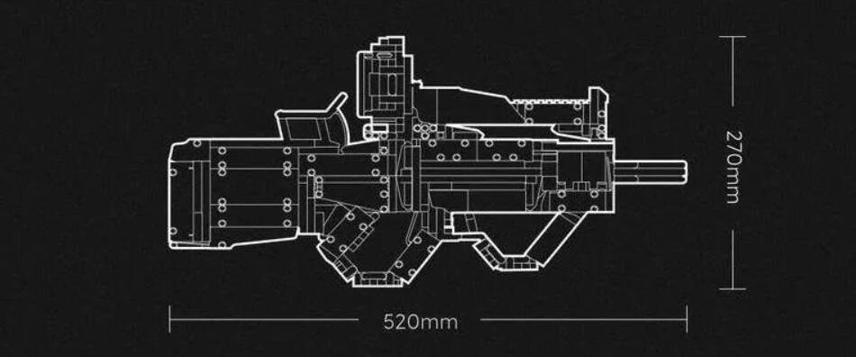 Конструктор Onebot AR Megalodon Dawn of Jupiter (OBJBQ63AIQI) White (Белый)