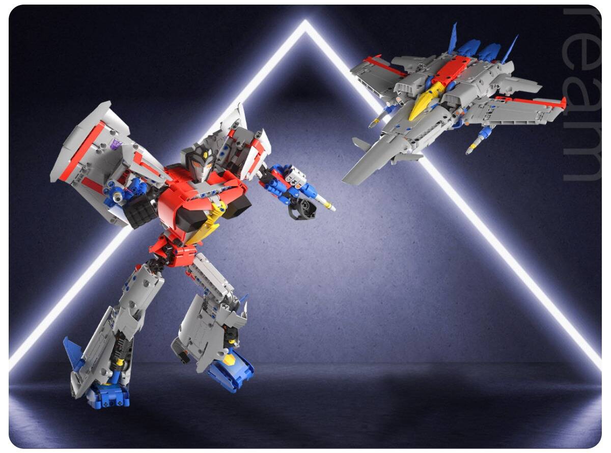 Конструктор Onebot Transformers Starscream (OBHZZ03HZB) White (Белый)