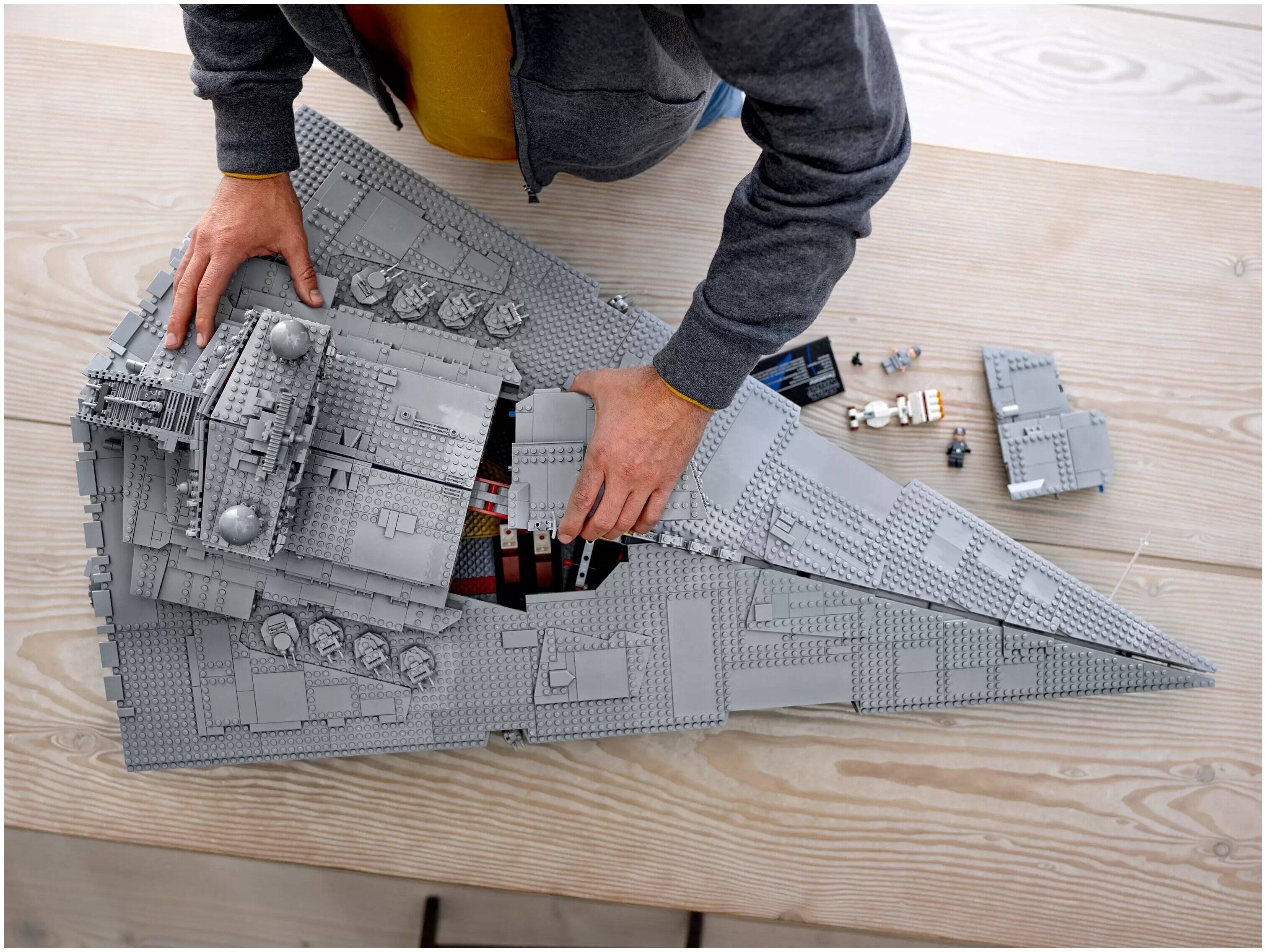 Конструктор LEGO Star Wars Имперский звёздный разрушитель Gray (Серый) CN Конструктор LEGO Star Wars Имперский звёздный разрушитель Gray (Серый) CN
