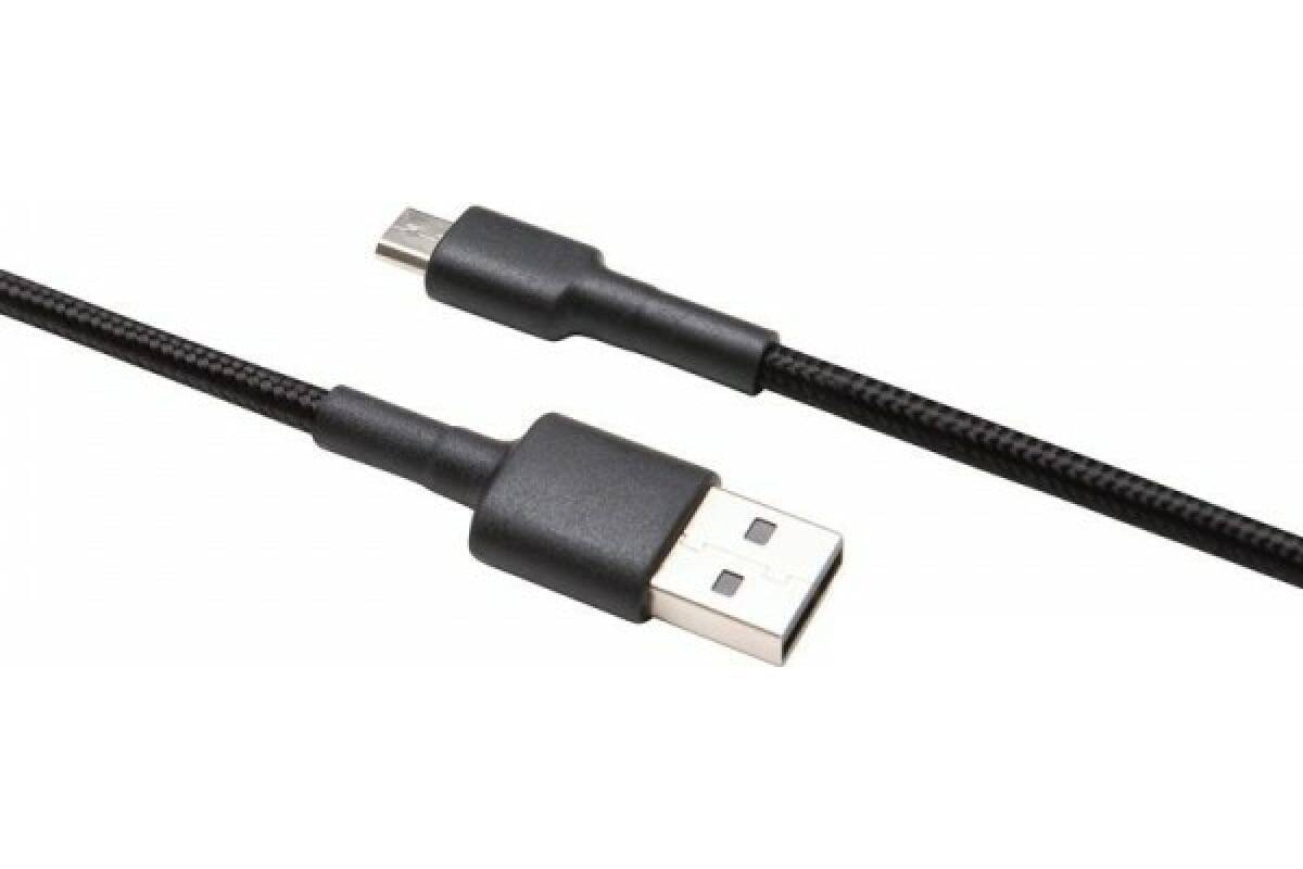 Кабель Xiaomi Type-C - USB 1m (SJX10ZM) Black (Черный)