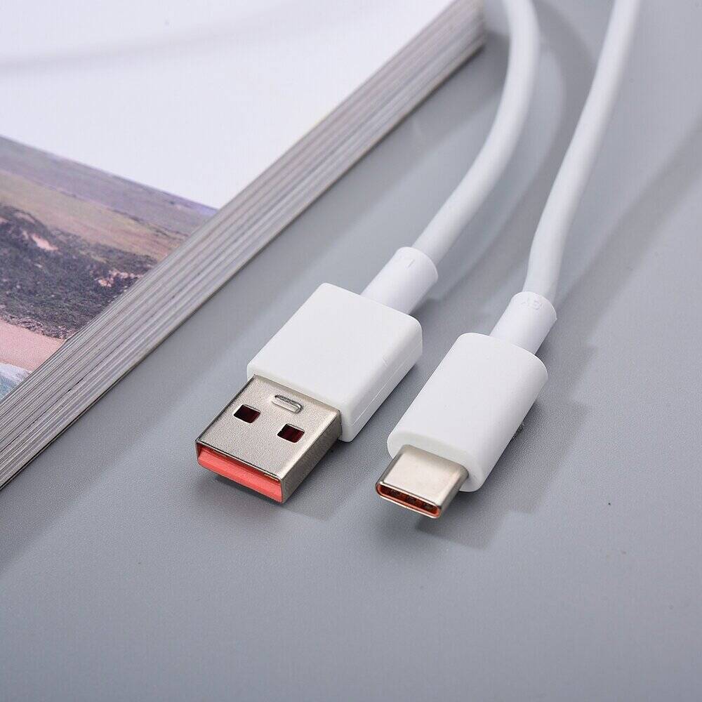 Кабель Xiaomi 6A USB Type- C Fast Charging Data Cable (6934177732881) White (Белый)