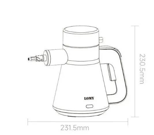 Пароочиститель Xiaomi Lomy LM001 White (Белый)
