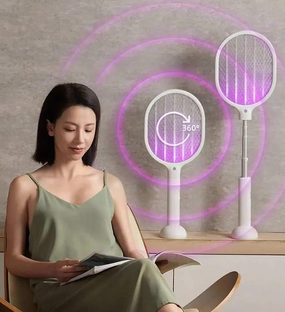 Электрическая мухобойка Qualitell Telescopic Electric Mosquito Swatter (ZSS220907) Электрическая мухобойка Qualitell Telescopic Electric Mosquito Swatter (ZSS220907)