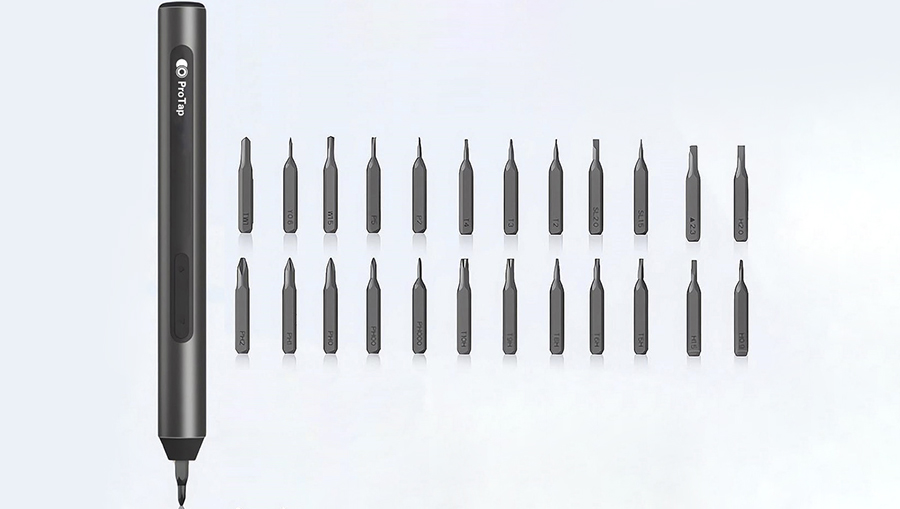 Электрическая отвертка ProTap Electric Precisoon Screwdriver Set (25 бит) PRTPES1 Black (Черный) Global Version Электрическая отвертка ProTap Electric Precisoon Screwdriver Set (25 бит) PRTPES1 Black (Черный) Global Version