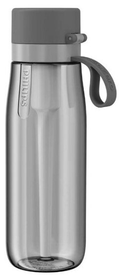 Бутылка-фильтр для фитнеса Philips AWP2731GRR/58, 0.66л Бутылка-фильтр для фитнеса Philips AWP2731GRR/58, 0.66л
