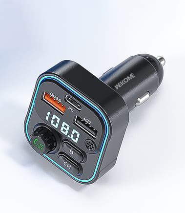 Автомобильное зарядное устройство WEKOME MP3 WP-C52 Black (Черный)