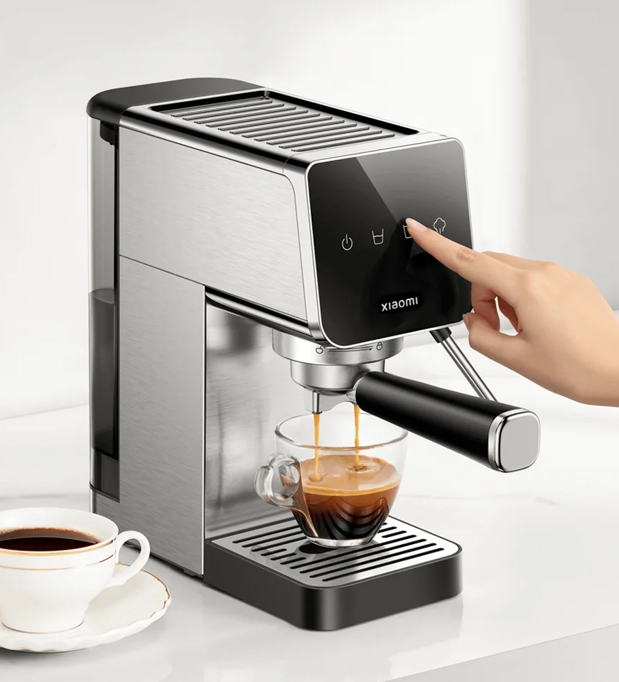 Кофемашина Xiaomi Semi-automatic Espresso Machine (BHR9798EU) (CME003) Silver (Серебро) Global Version Кофемашина Xiaomi Semi-automatic Espresso Machine (BHR9798EU) (CME003) Silver (Серебро) Global Version