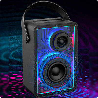 Колонка Xiaomi BINNIFA Portable Atmosphere Light Bluetooth Audio Single Unit (R12) Black (Черный)