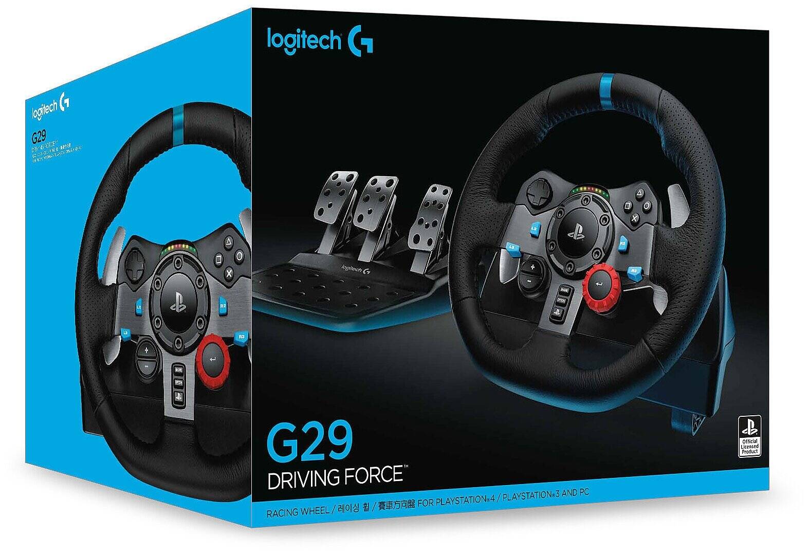 Игровой руль Logitech G29 Driving Force Black (Черный) US Игровой руль Logitech G29 Driving Force Black (Черный) US