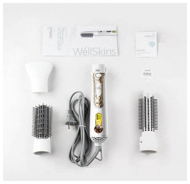 Фен-щетка WellSkins Hot Air Comb WX-FT09 White (Белый) Фен-щетка WellSkins Hot Air Comb WX-FT09 White (Белый)